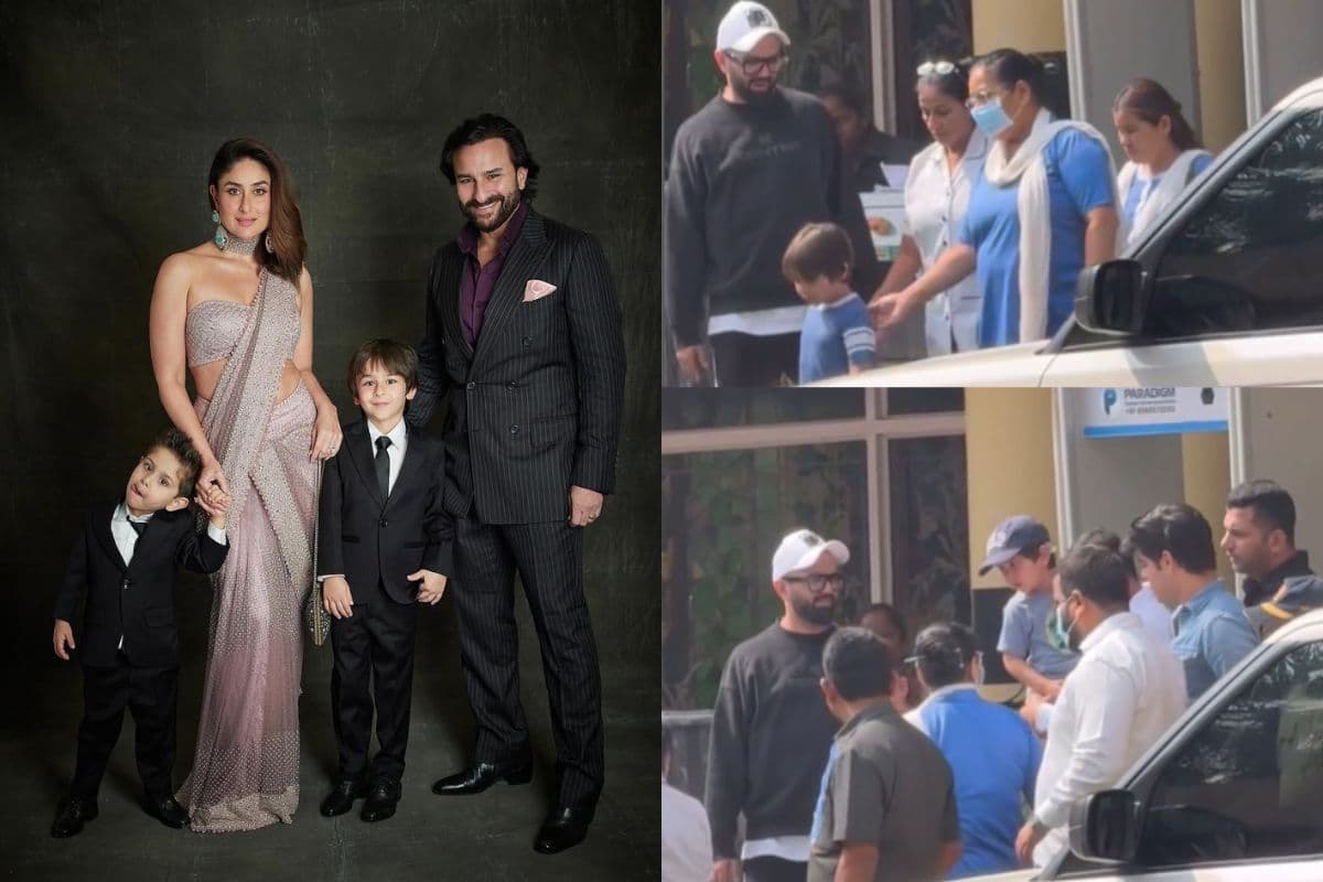 Saif Ali Khan: सैफ पर हमले के बाद पिता से मिलने पहली बार पहुंचे जेह और तैमूर, टाइट सिक्योरिटी..., VIDEO