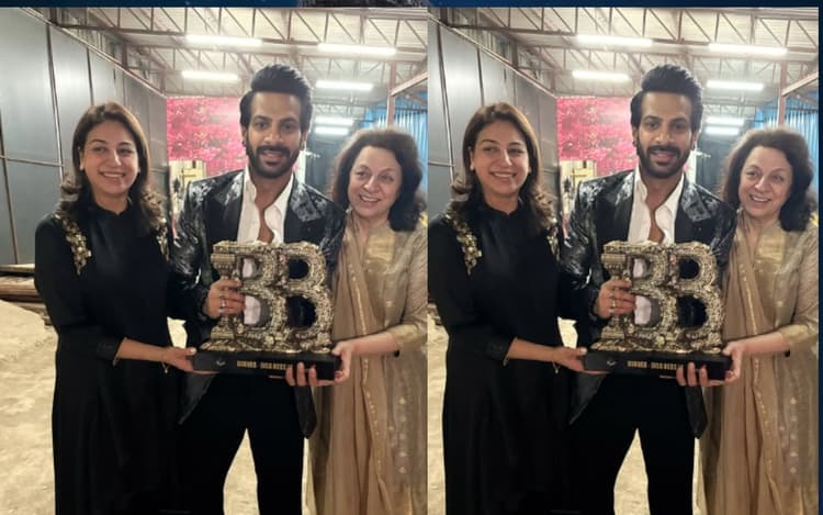 Bigg Boss 18 जीतते ही करणवीर मेहरा ने किया पहला पोस्ट, इन 2 खास लोगों के साथ शेयर की ट्राफी, कहा- दूसरी ट्राफी भी घर आ गई