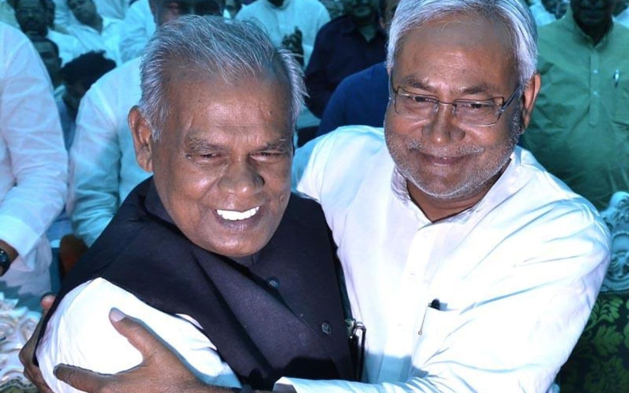 CM Nitish and Jitan Ram Manjhi CM Nitish and Jitan Ram Manjhi