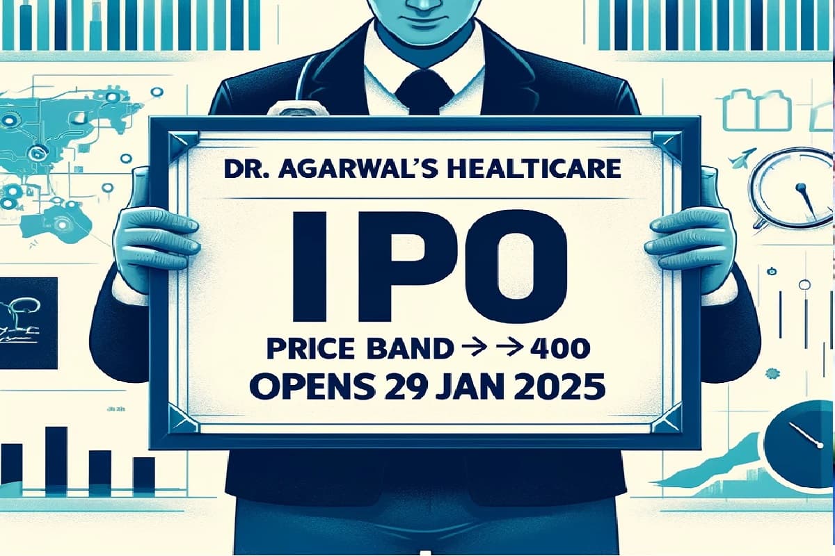 IPO: डॉ अग्रवाल्स हेल्थ का आईपीओ 29 जनवरी को होगा पेश, प्राइस बैंड 382 से 402 रुपये प्रति शेयर