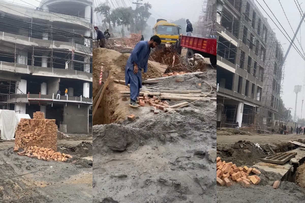 चैंपियंस ट्रॉफी में बचे हैं सिर्फ 41 दिन, स्टेडियम में बिखरे पड़ें हैं ईंट-पत्थर, देखें Viral Video