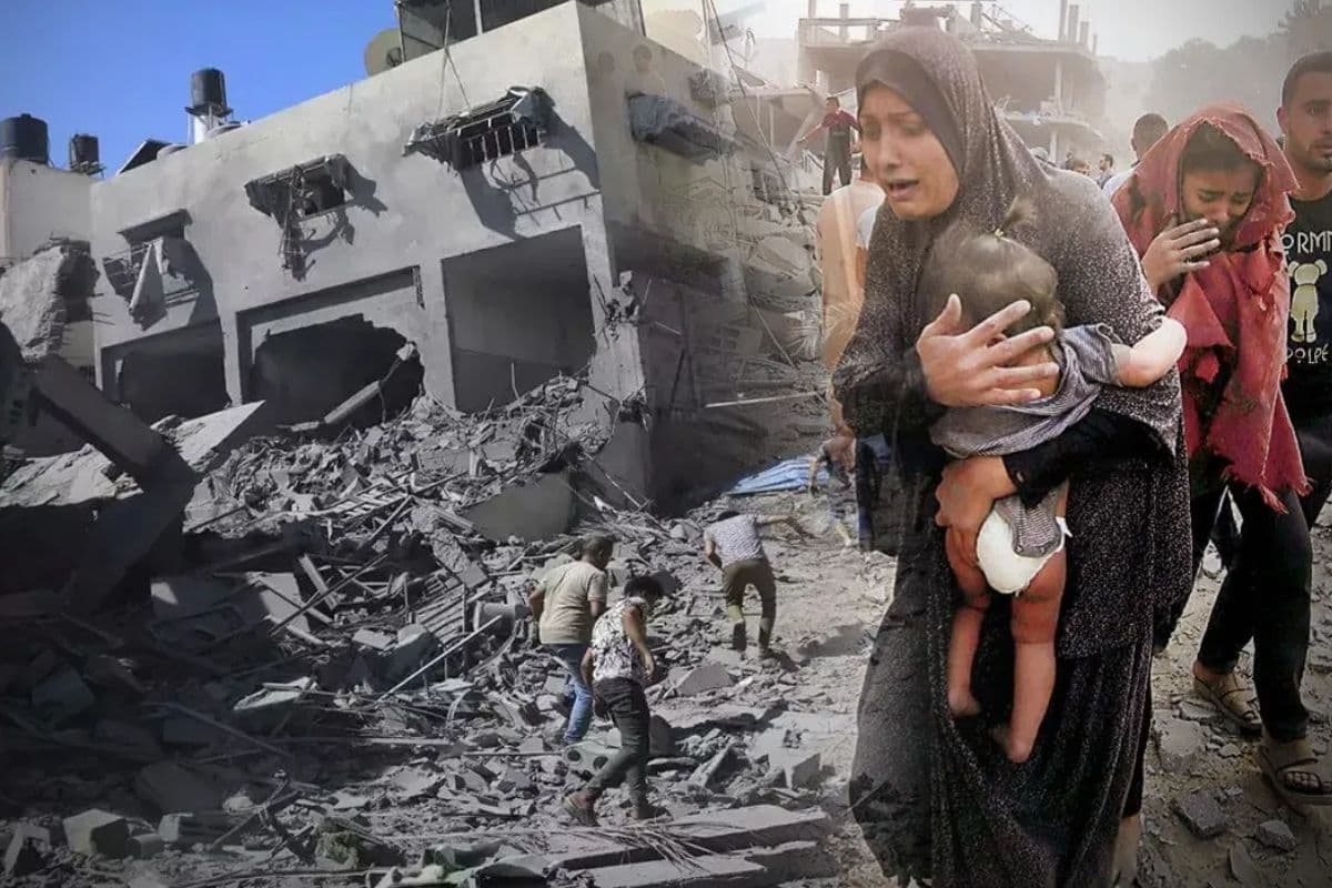 गाजा के लिए राहत नहीं ले आया नया साल, पहले दिन 9 लोगों की मौत