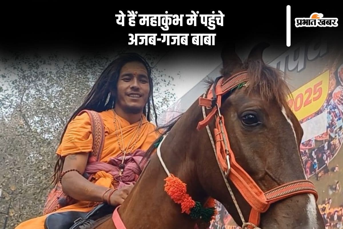 महाकुंभ 2025 मेले में पहुंच रहे हैं अजब-गजब साधु-संत