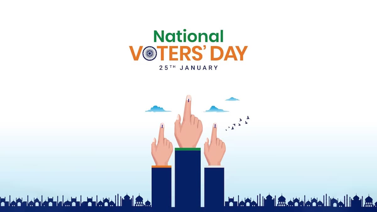 National Voters Day 2025 : 25 जनवरी को मनाया जाता है राष्ट्रीय मतदाता दिवस, जानें कुछ महत्वपूर्ण बातें
