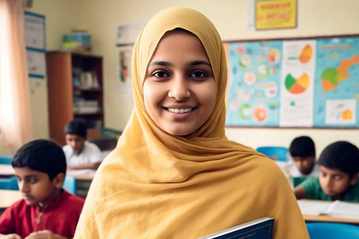 पाकिस्तान से यूपी पहुंची शुमायला खान, ले ली टीचर की सरकारी नौकरी, पढ़ाने लगी बच्चों को
