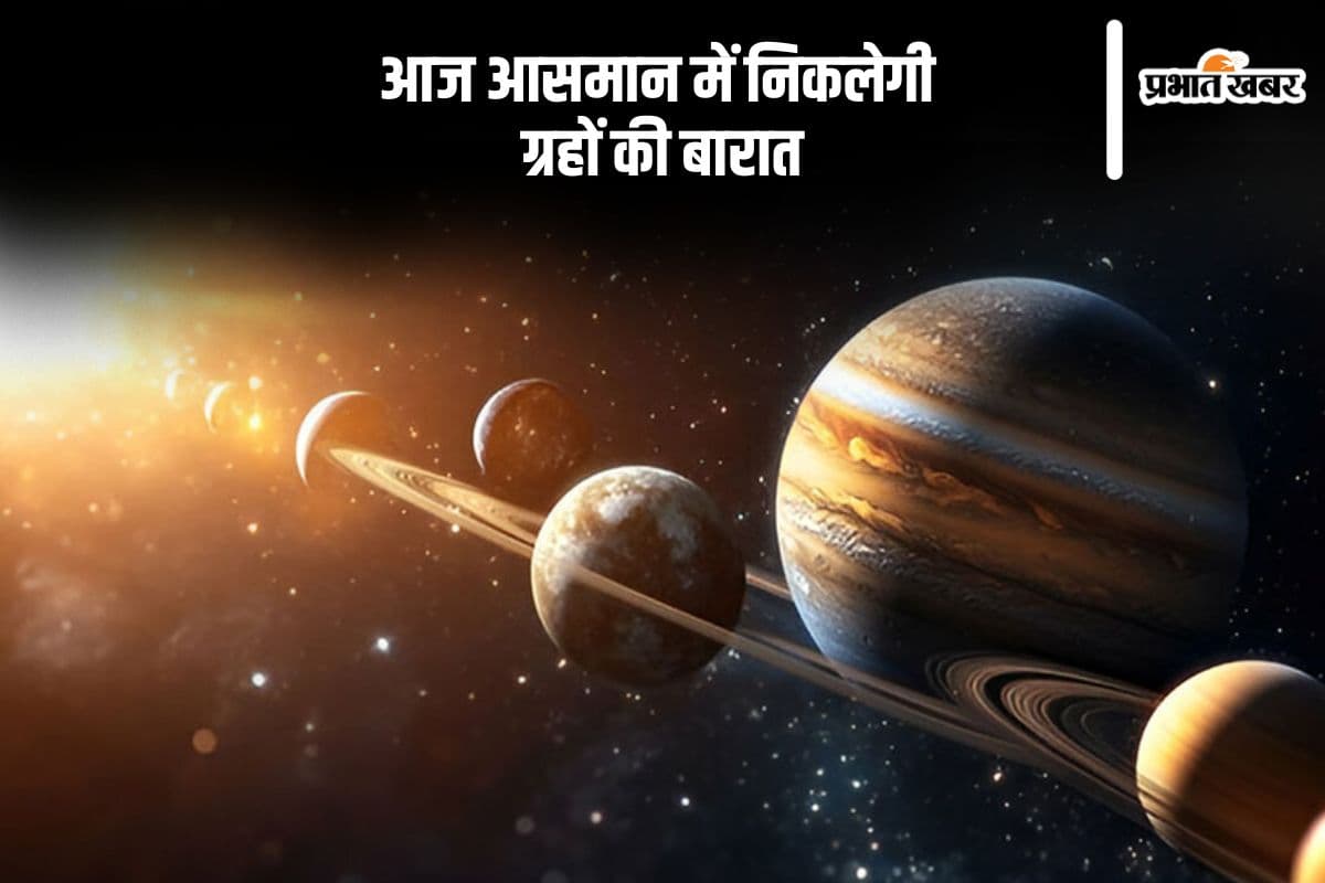 आज आसमान में एक लाइन में इन ग्रहों को देखने का मिलेगा संयोग