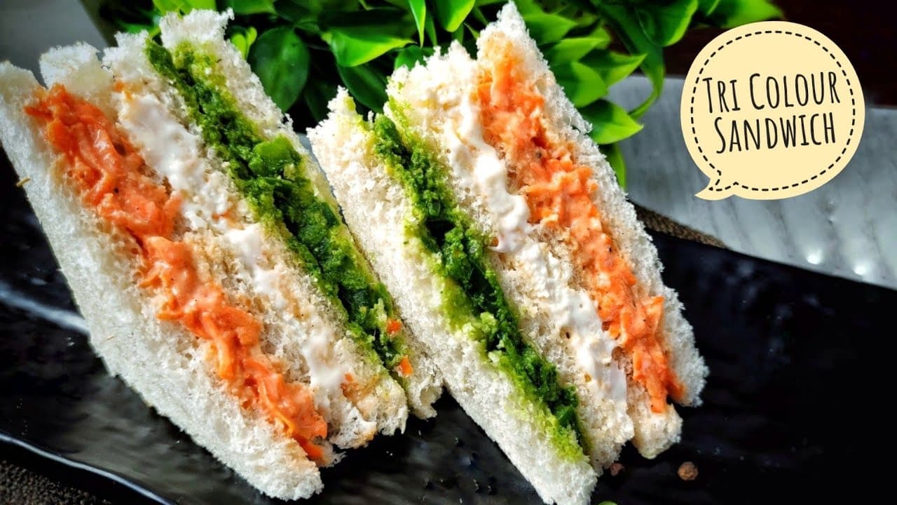 Republic Day Recipe : ब्रेकफास्ट में बना सकते है ट्राई कलर सैंडविच, जानें आसान विधि