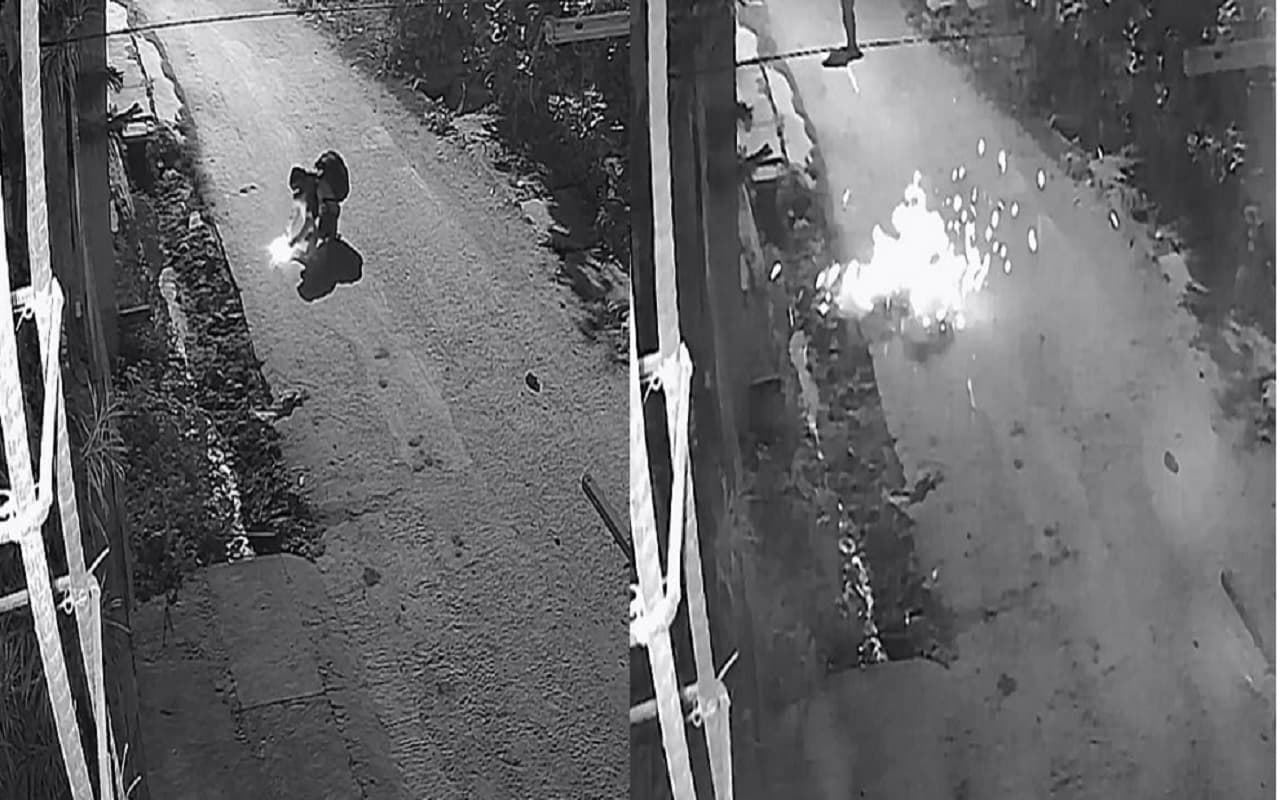 Video: भागलपुर में बैग वाला युवक धमाका करके भागा तो फैली सनसनी, CCTV में कैद हुई पूरी घटना