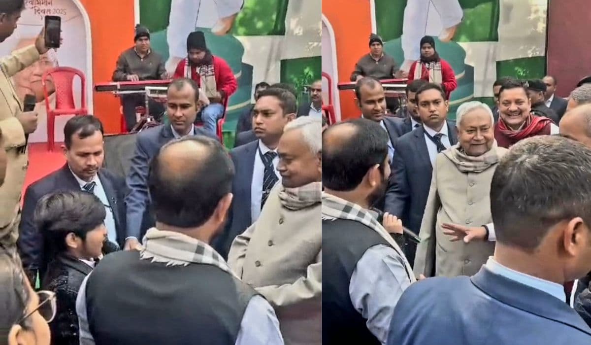 Video: भोजपुरी लिटिल सिंगर ने सीएम नीतीश के सामने गाया जिया हो बिहार के लाला, देखें वीडियो