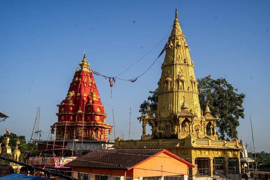 काली मंदिर में शंख बजाकर नववर्ष का किया गया स्वागत