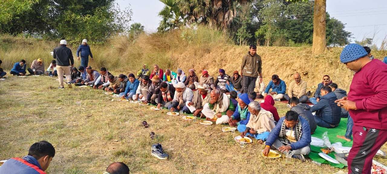 Lakhisarai news : ठंड के बावजूद पिकनिक मनाने में लगे रहे लोग