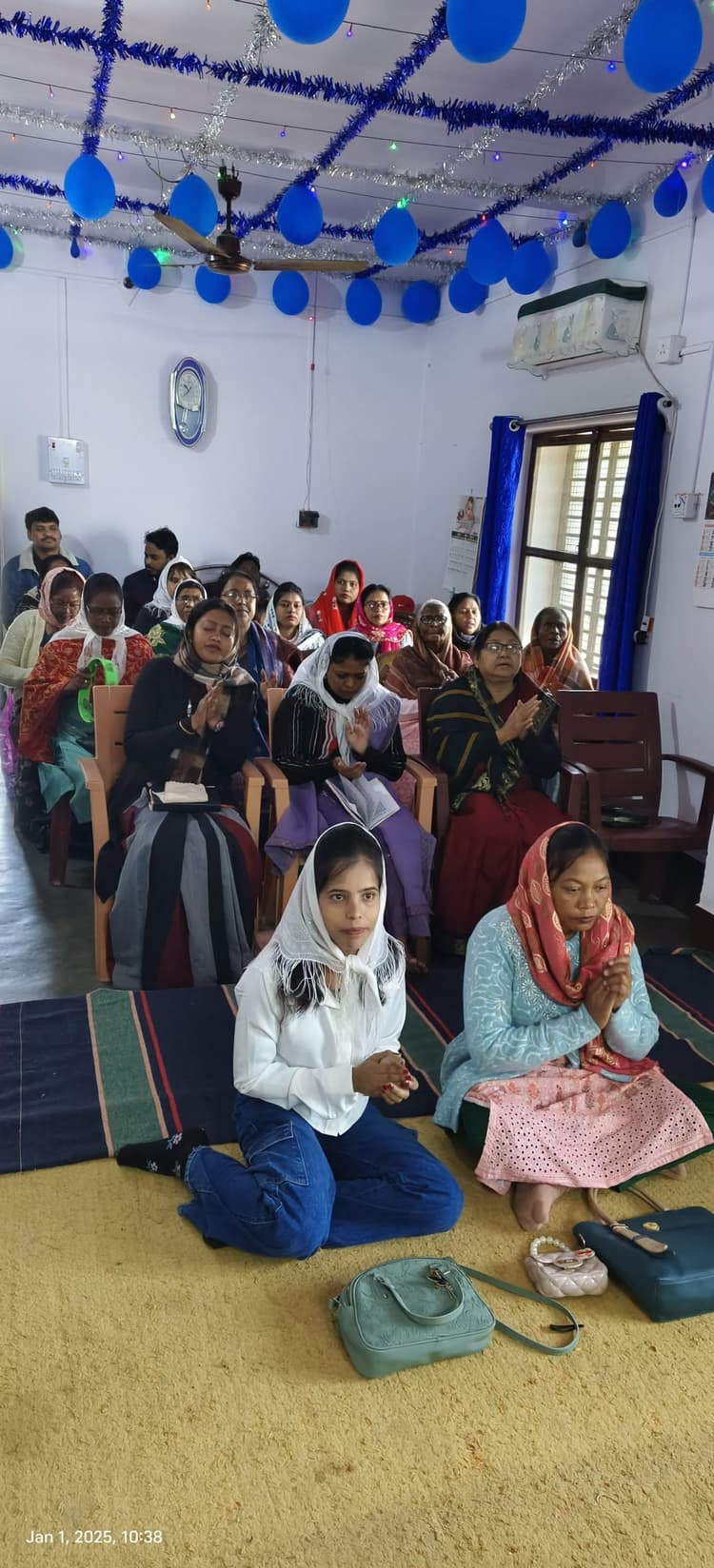 नववर्ष पर गिरिजाघरों में हुई विशेष प्रार्थना सभा