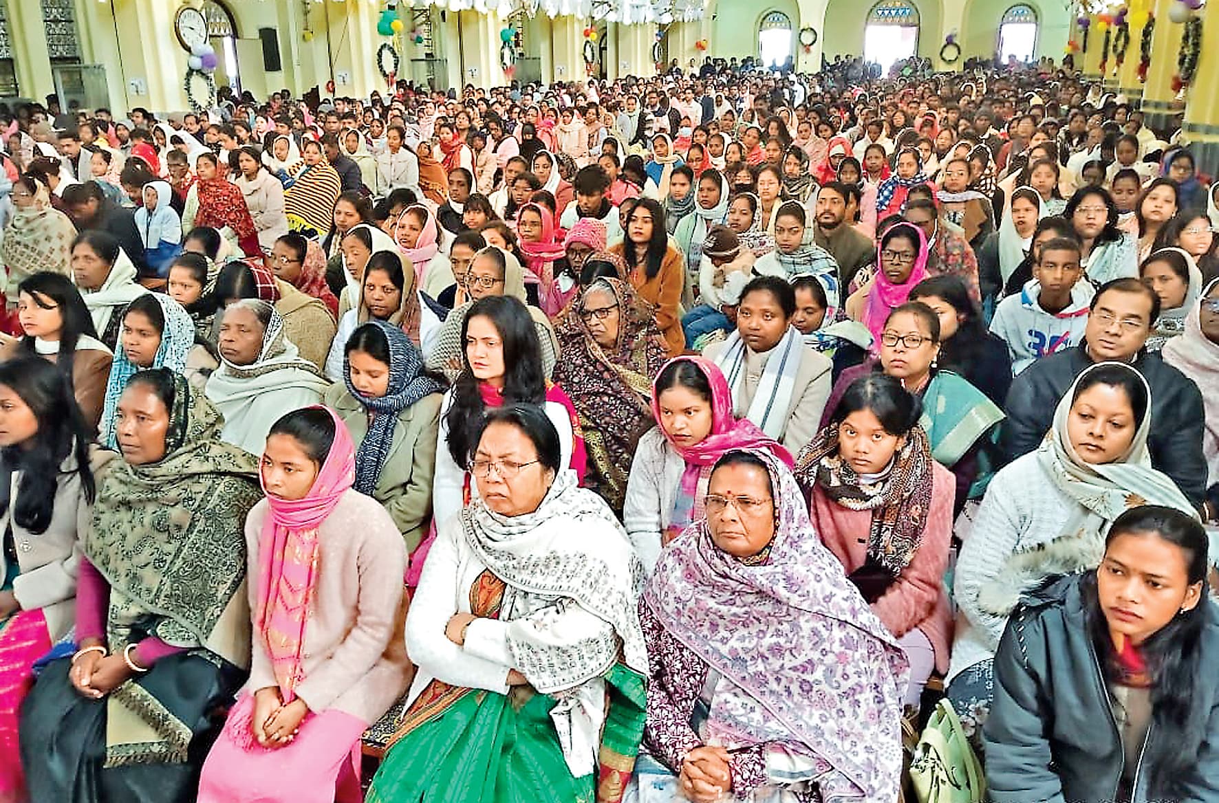 ranchi news : मसीही विश्वासियों ने विशेष आराधना के साथ नववर्ष की शुरुआत की