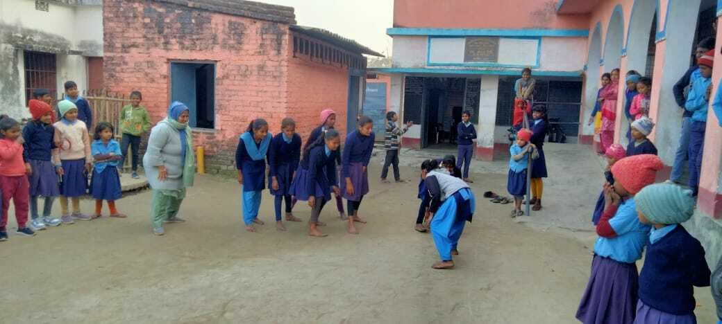 विद्यालय में खेल प्रतिभा की खोज के लिए खेल सप्ताह का शुभारंभ