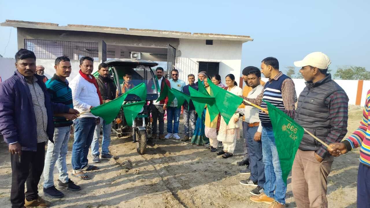 कचरा उठाव अभियान का किया शुभारंभ