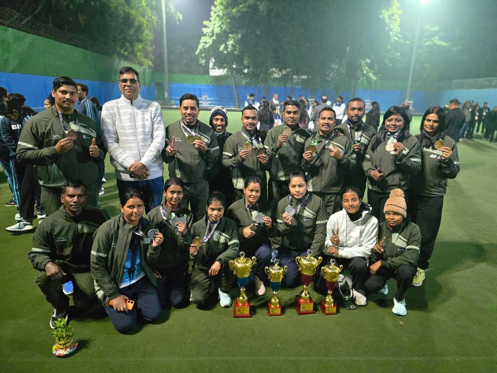 National Lawn Bowl : पुरुष व बालिका-25 वर्ष आयु वर्ग में झारखंड चैंपियन