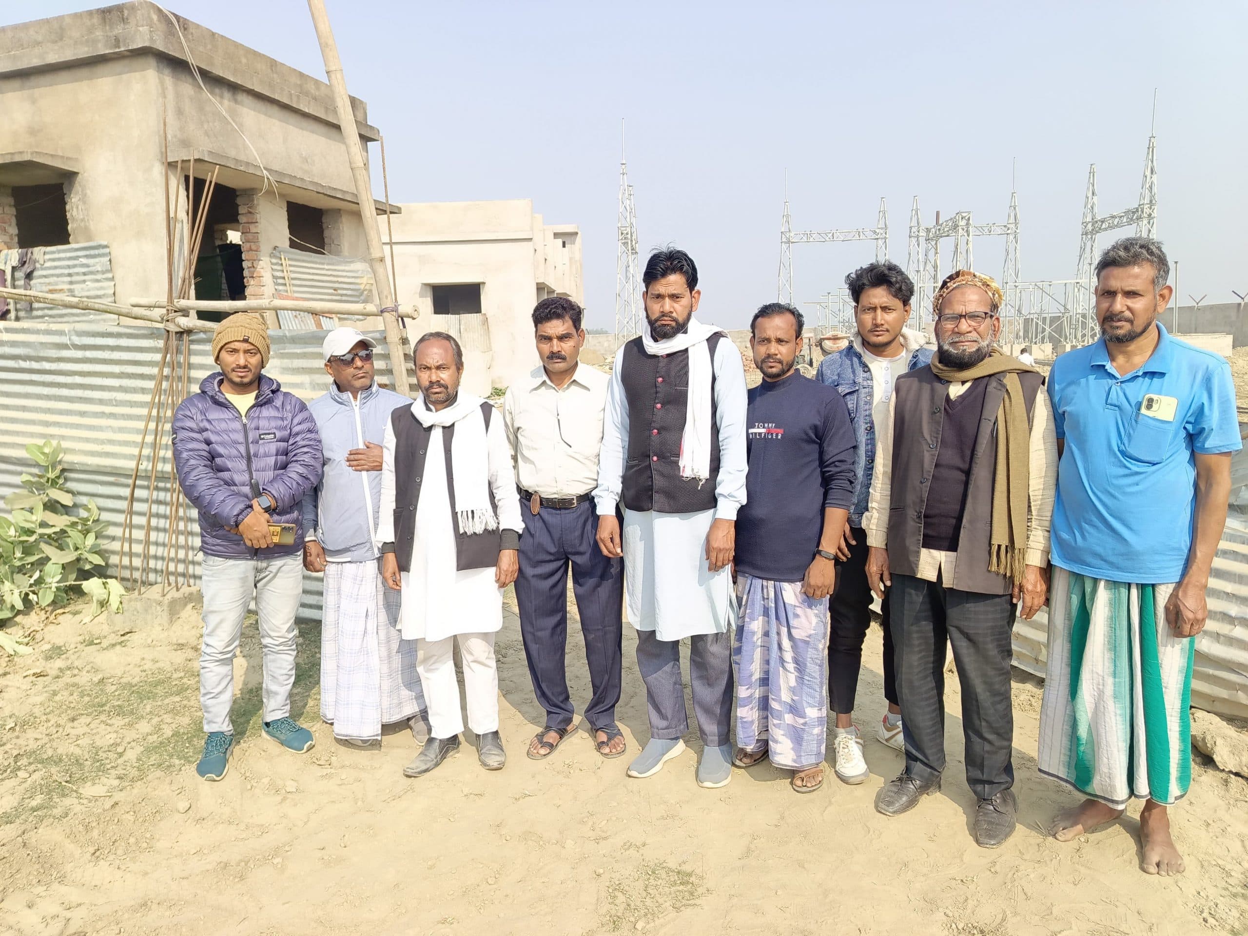 बिदेपुर पावर सब स्टेशन का कार्य हो रहा धीमी गति से, लोगों में आक्रोश