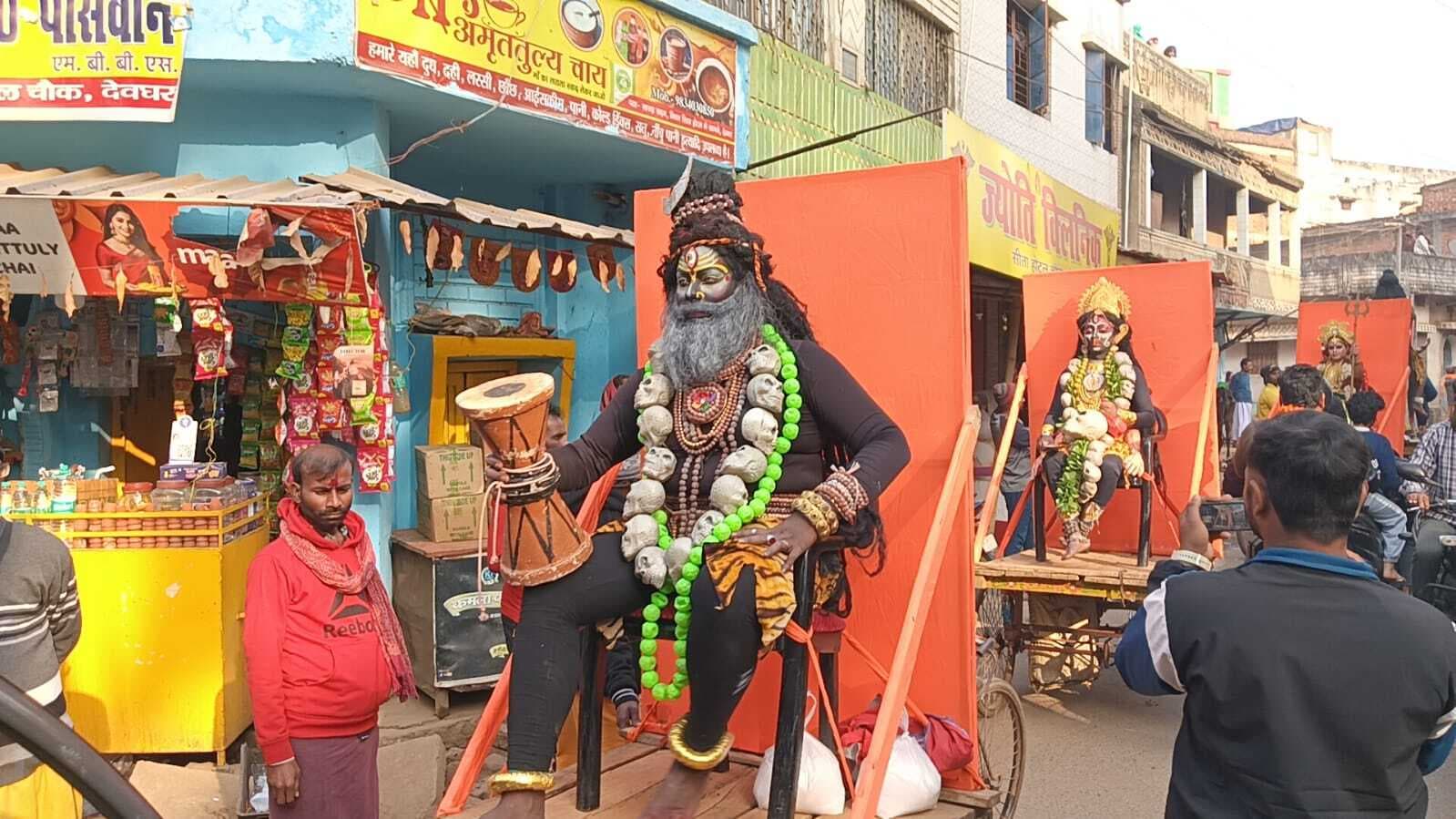 Deoghar News : शिव शक्ति हवनात्मक महायज्ञ आज से, निकाली गयी शोभायात्रा