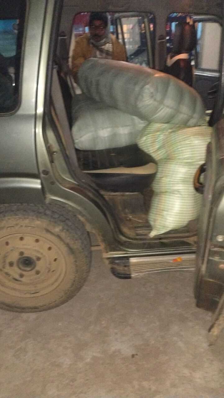 Gaya News : वजीरगंज में स्काॅर्पियो पर लदी एक हजार लीटर शराब जब्त