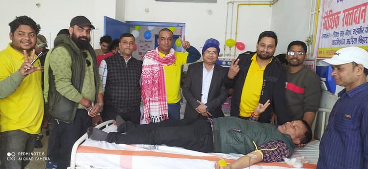 अनुमंडलीय अस्पताल में रक्तदान शिविर आयोजित