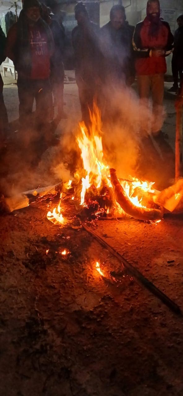 एससी-एसटी एसोसिएशन ने गृहमंत्री का फूंका पुतला