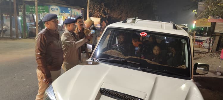 वाहन जांच अभियान में वसूले 18 हजार रुपये जुर्माना