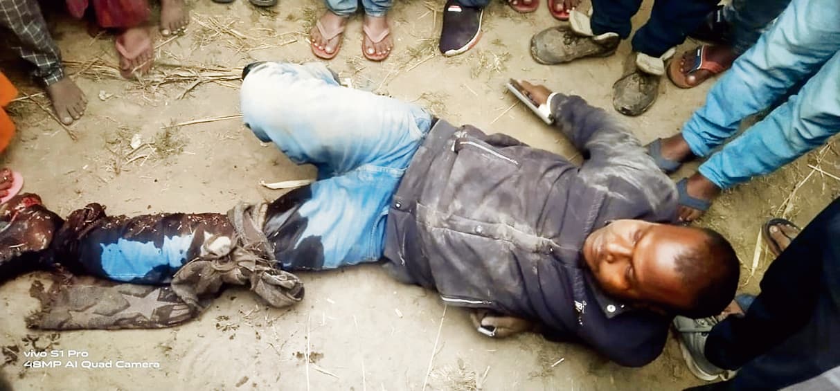 hajipur news. चकेयाज कृषि फार्म के पास विवाद में चली गोली से युवक घायल