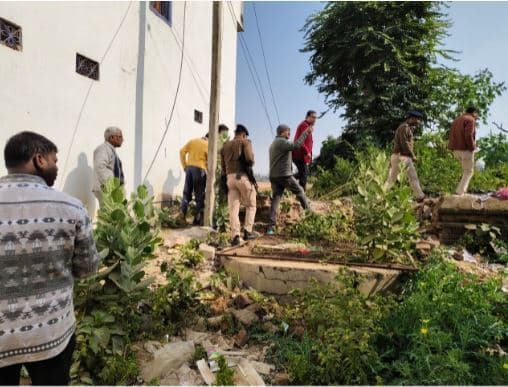 थाने से 400 मीटर दूरी पर एसबीआई में चोरों ने लगायी सेंध, ग्रिल काटकर घुसे थे अंदर, चोरी का प्रयास