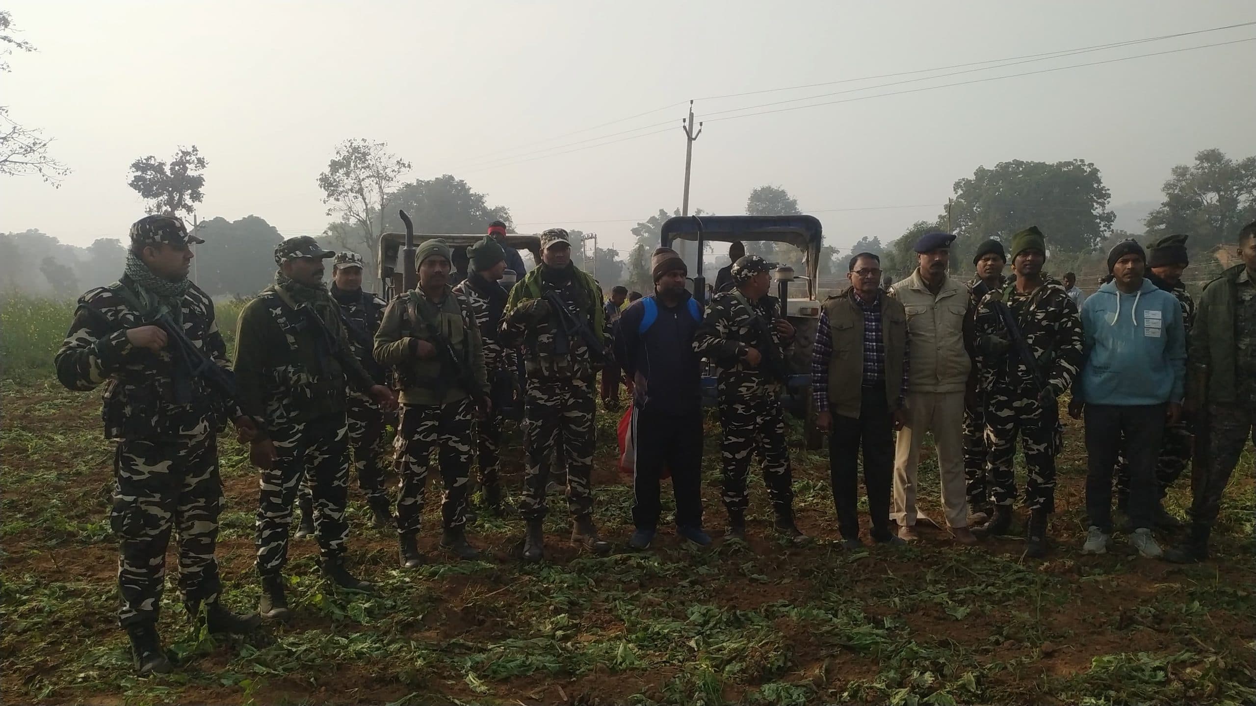 Gaya News : 2.16 एकड़ में लगी  अफीम की फसल की गयी नष्ट