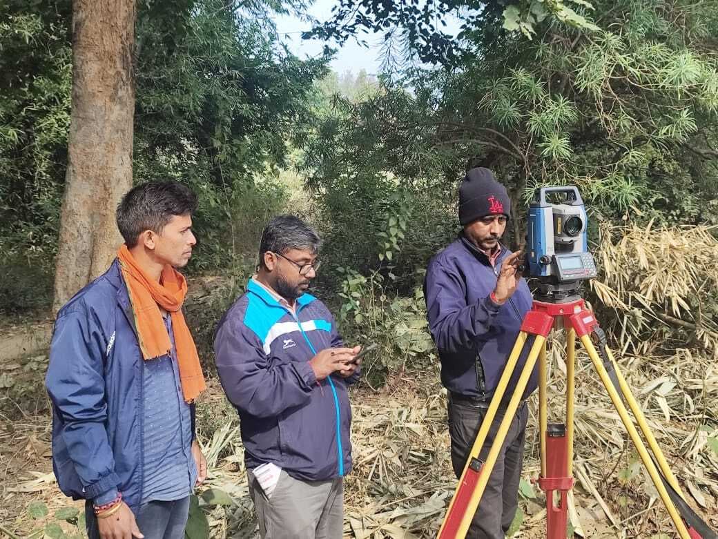 बाईपास में पुल- पुलिया निर्माण को लेकर सर्वे का कार्य शुरू