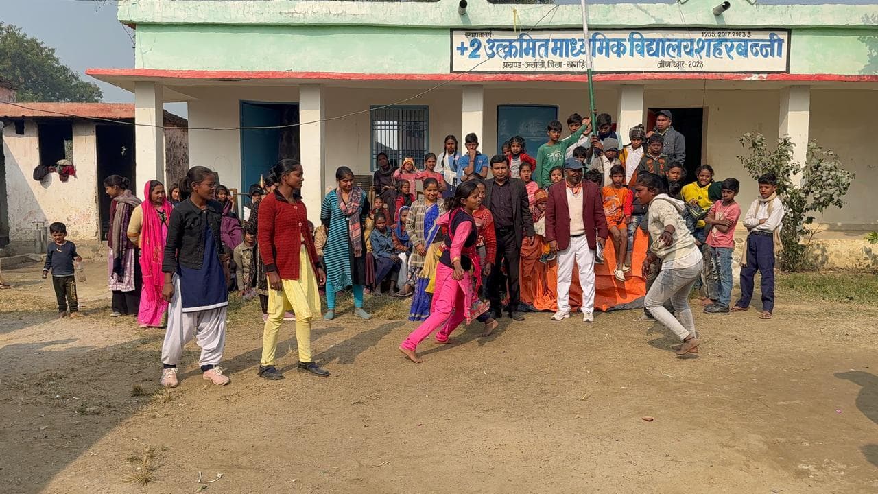 उत्क्रमित माध्यमिक विद्यालय शहरबन्नी में बैटरी टेस्ट का किया गया आयोजन