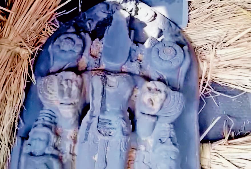 रायना में दामोदर से मिली सूर्यदेव की प्राचीन मूर्ति