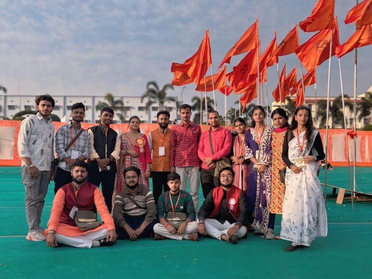 चंदन ,कवींद्र, कंचन, अंकित बने अभाविप के कार्यकारिणी सदस्य