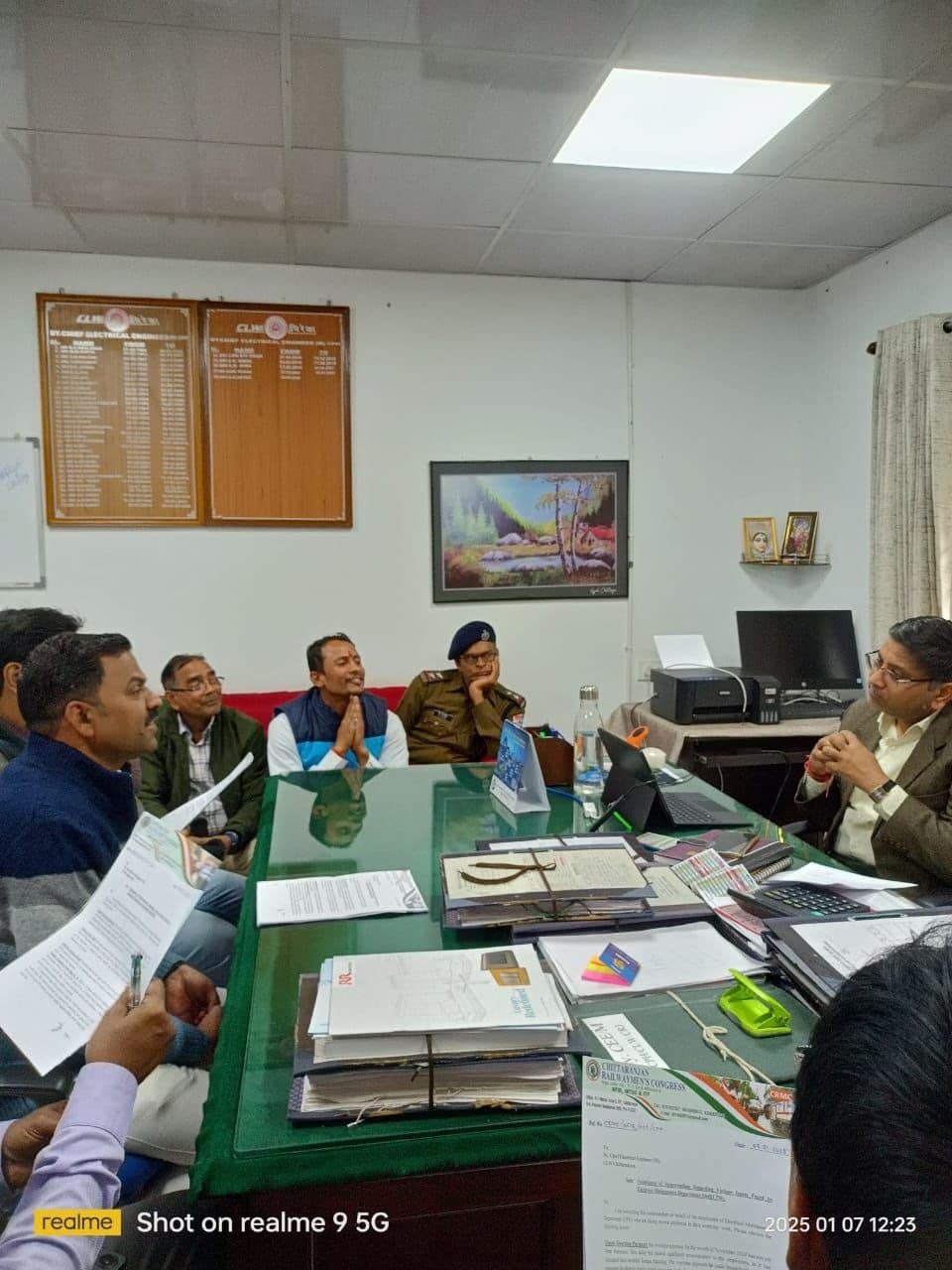 रेलवे मेंस कांग्रेस ने विभिन्न मांगो को लेकर दिया ज्ञापन