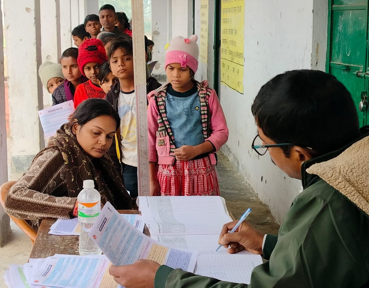 सीएम आगमन से पहले लगाया स्वास्थ्य शिविर