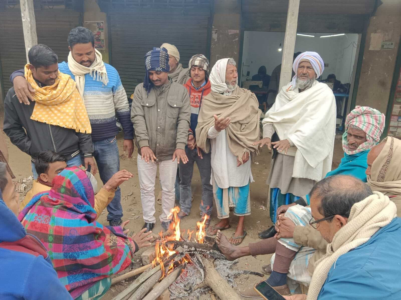 किसान व पशुपालकों की ठंड ने बढ़ायी परेशानी