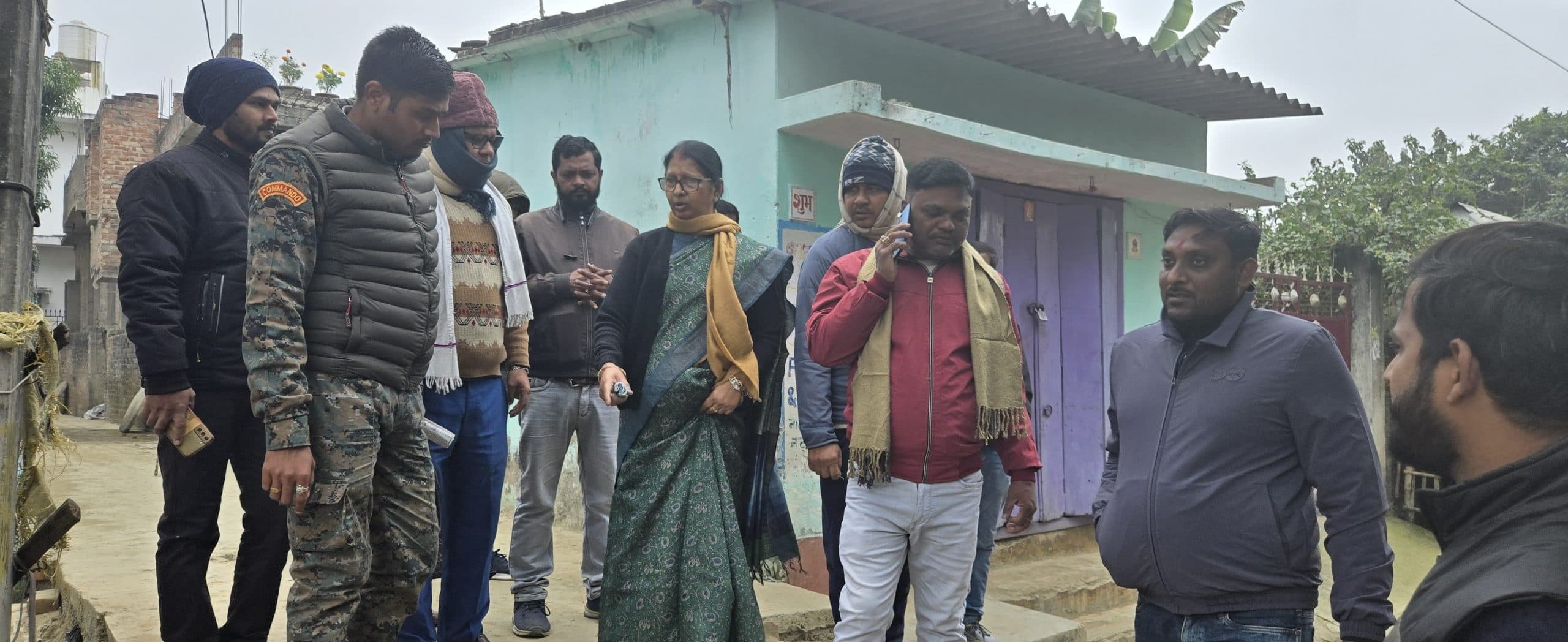 वार्ड नंबर 10 में चल रहे विकास कार्यों का मेयर ने लिया जायजा