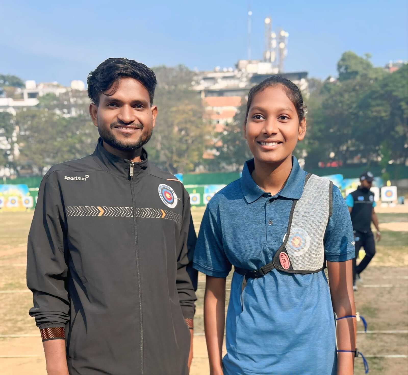 seraikela news : सब जूनियर नेशनल आर्चरी चैंपियनशिप में खरसावां की सुमन को दो पदक