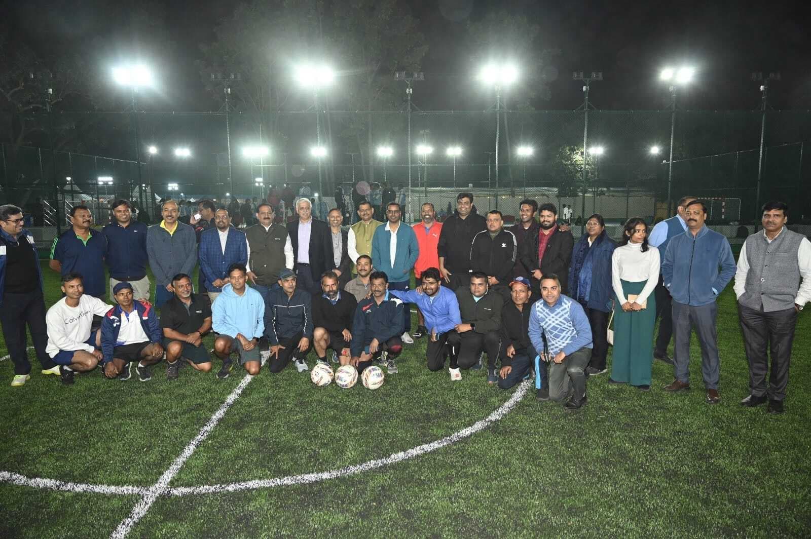 जेआरडी टाटा स्पोर्ट्स कॉम्प्लेक्स में नये फुटसल व हैंडबॉल ग्राउंड का हुआ उद्घाटन