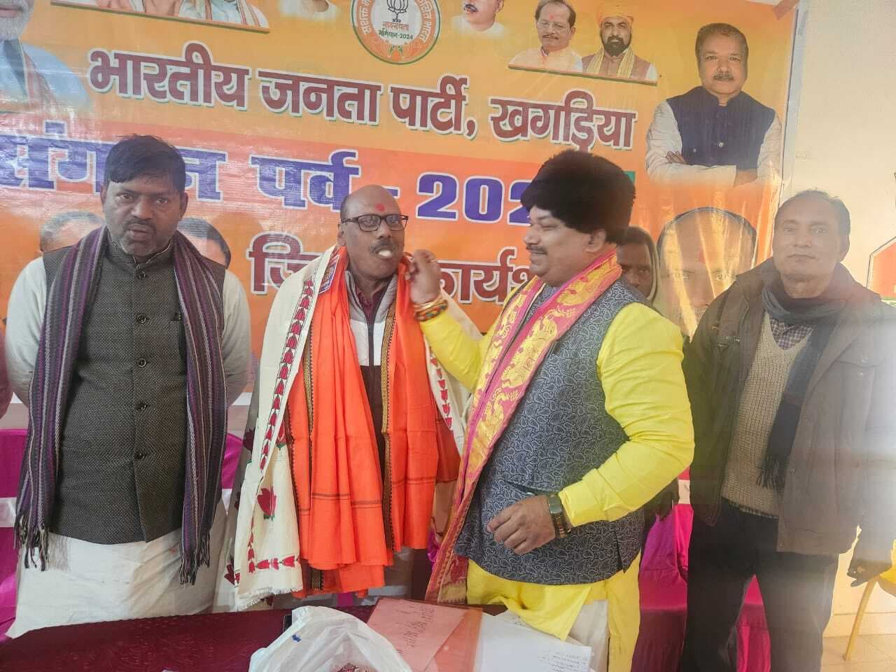 शत्रुघ्न भगत दोबारा बने भाजपा जिलाध्यक्ष, कार्यकर्ताओं ने दी बधाई