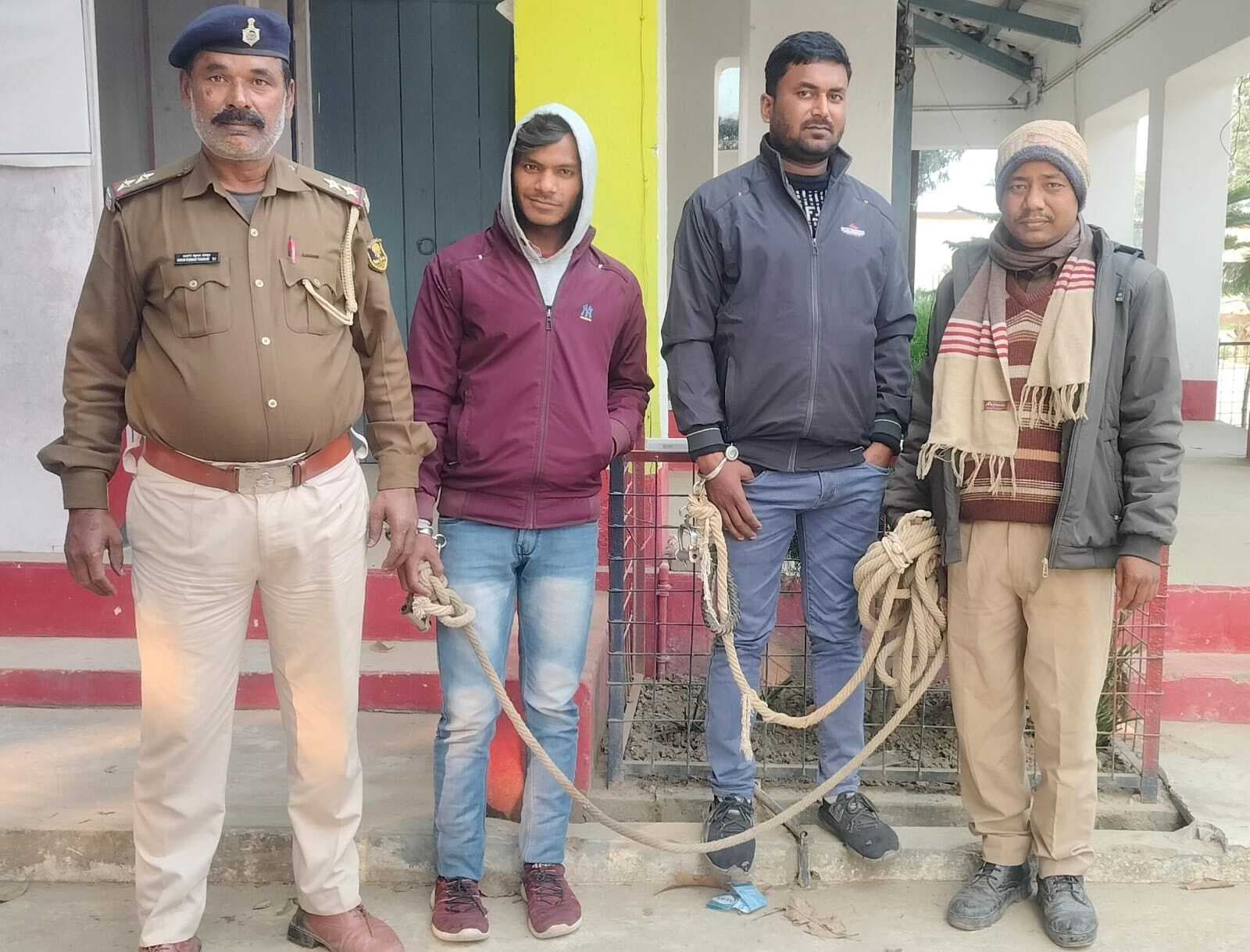 15 लीटर विदेशी शराब के साथ दो तस्कर गिरफ्तार, भेजा जेल