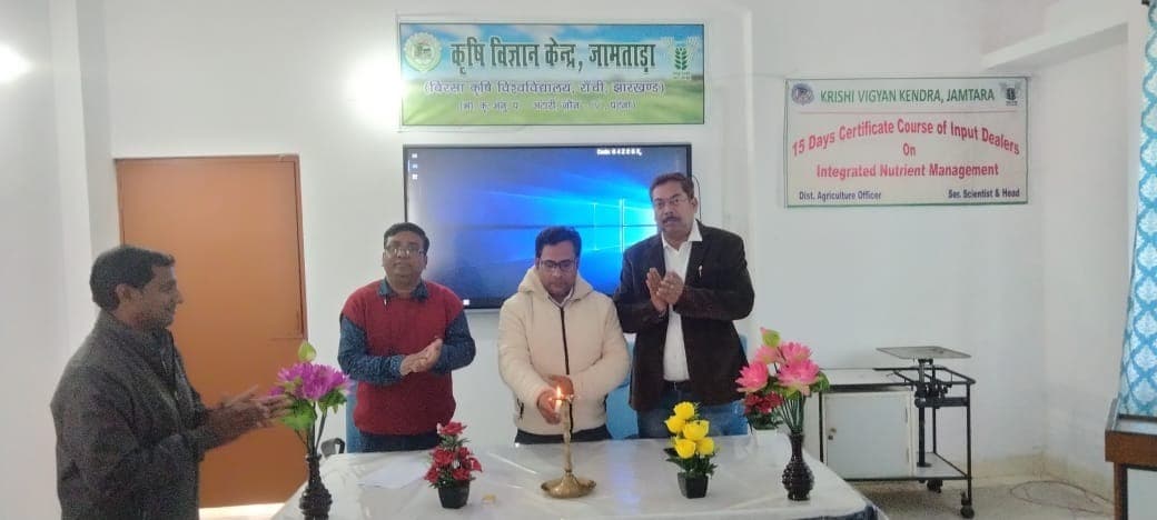 एकीकृत पोषक तत्व प्रबंधन पर इनपुट डीलरों का प्रशिक्षण शुरू