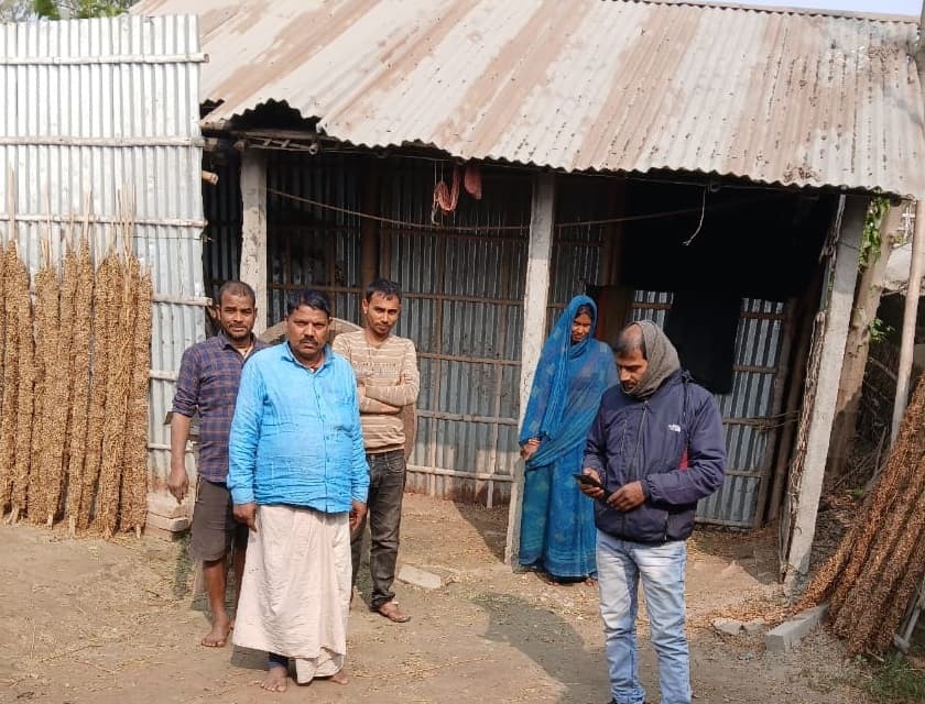 आवास योजना को लेकर मंजौरा पंचायत चलाया गया जागरूकता अभियान