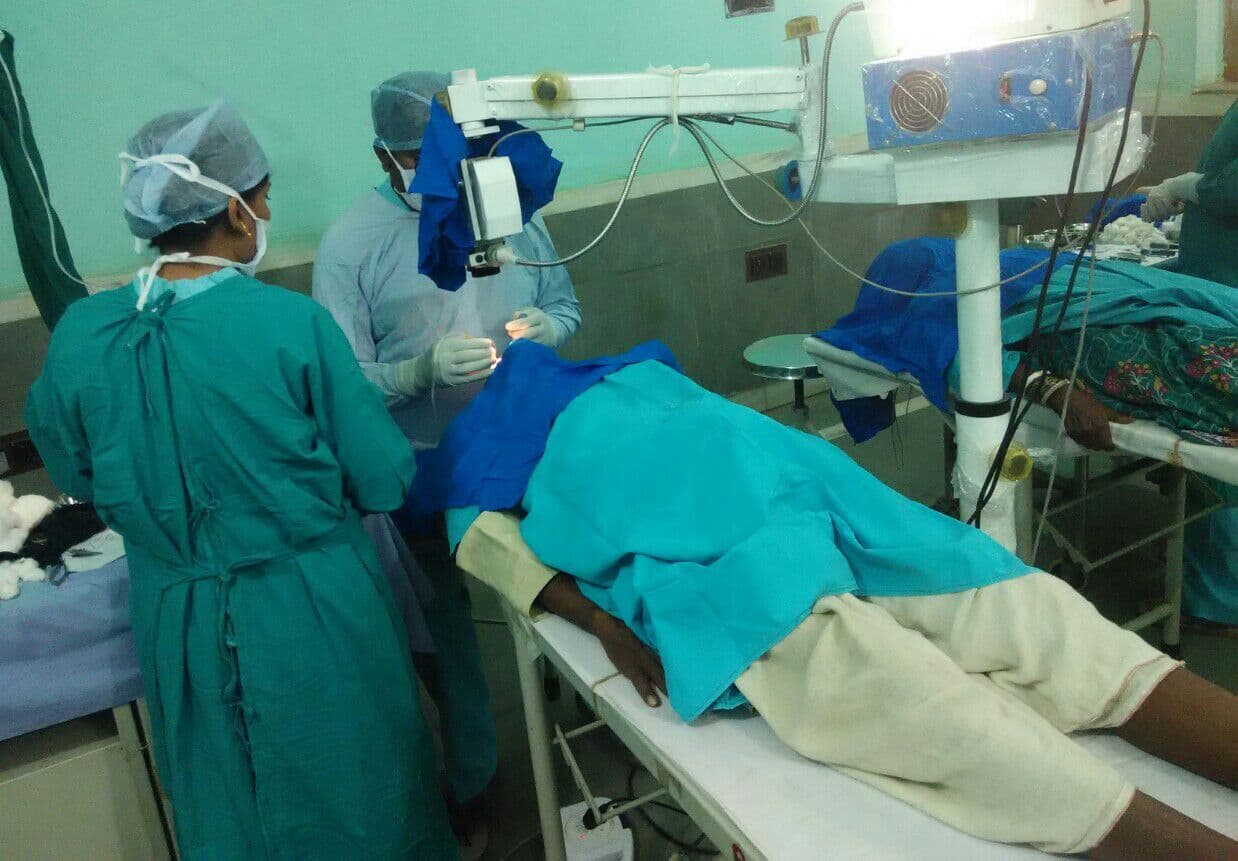 170 मरीजों का किया गया निःशुल्क मोतियाबिंद आपरेशन