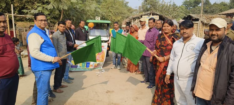 Madhepura news : मधुबन पंचायत में अब घर-घर से उठाया जायेगा कचरा