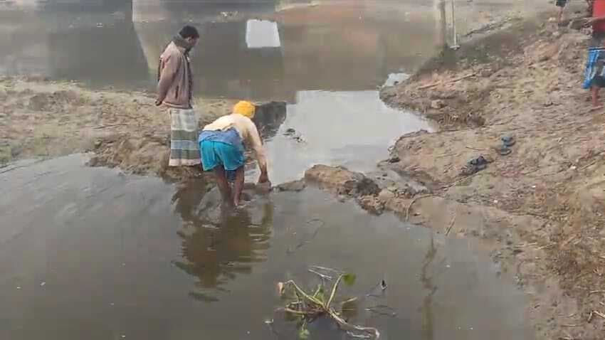 पानी छोड़ा तो टूट गयी नहर, ध्वस्त हो जाने से किसानों की फसल डूबी