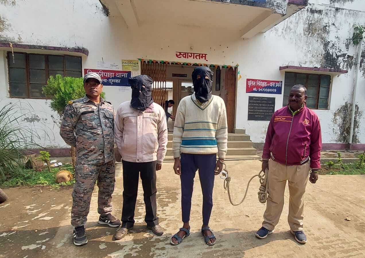 अलग-अलग मामलों में फरार दो वारंटी गिरफ्तार, जेल