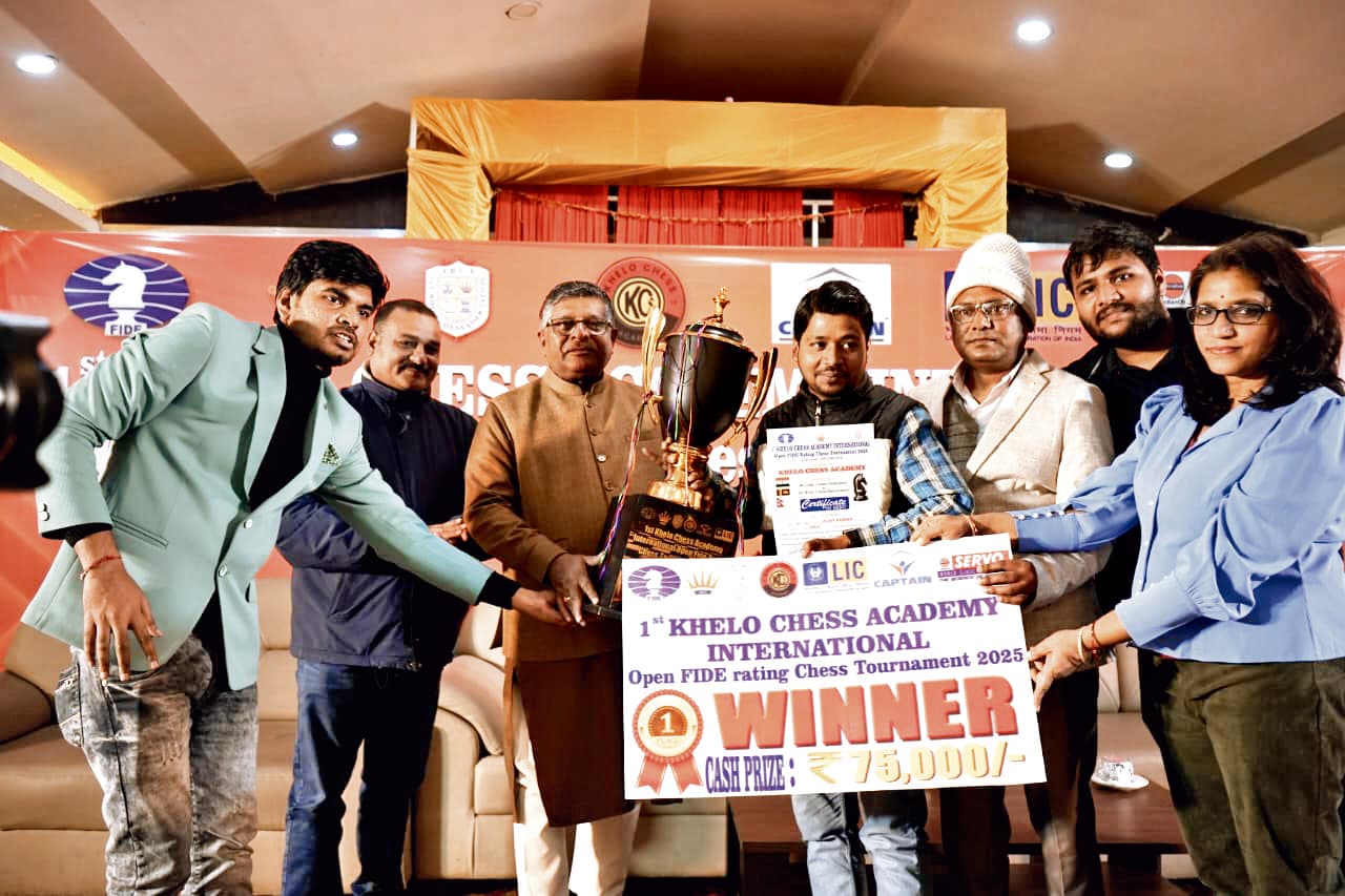 इंटरनेशनल रेटिंग शतरंज टूर्नामेंट में पटना के विजय चैंपियन बने