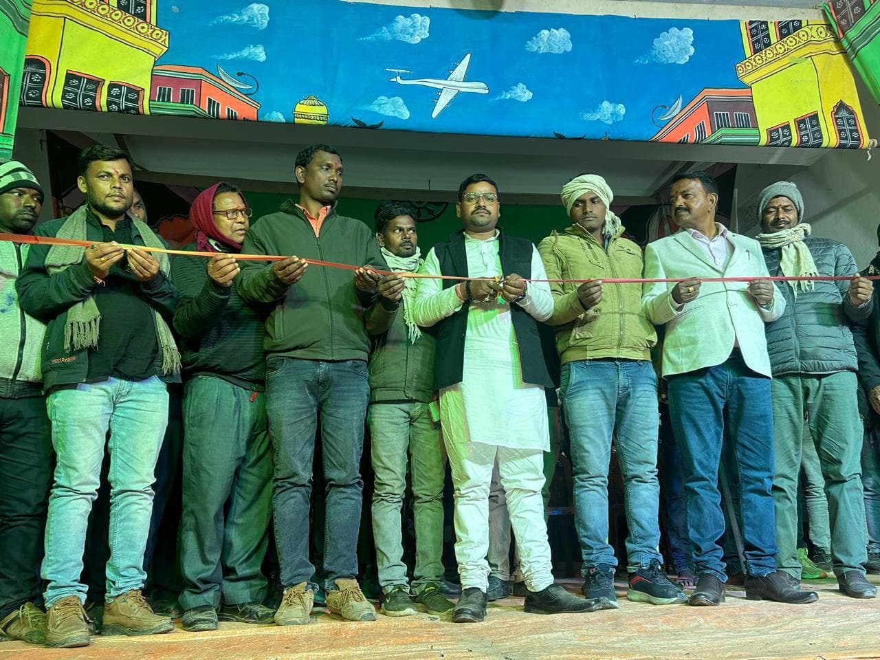 पौष पूर्णिमा के अवसर पर लगा मेला