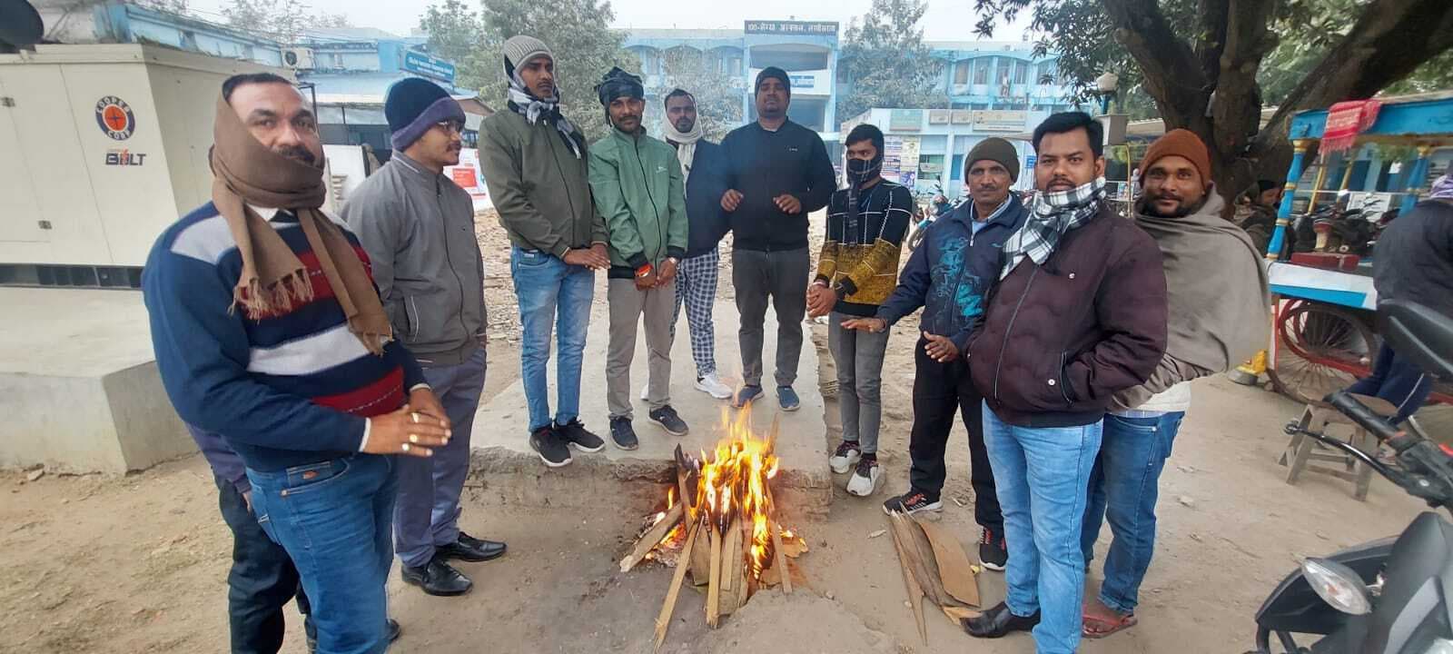 जिले में फिर बढ़ी कनकनी, पूरे दिन बादलों से ढका रहा आसमान